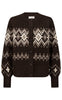 Freequent Cardigan - Merla - Mole w. Morel