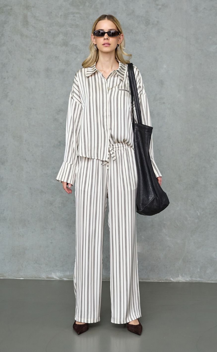Love & Divine Skjorte - love1495-5 - Cream Stripes