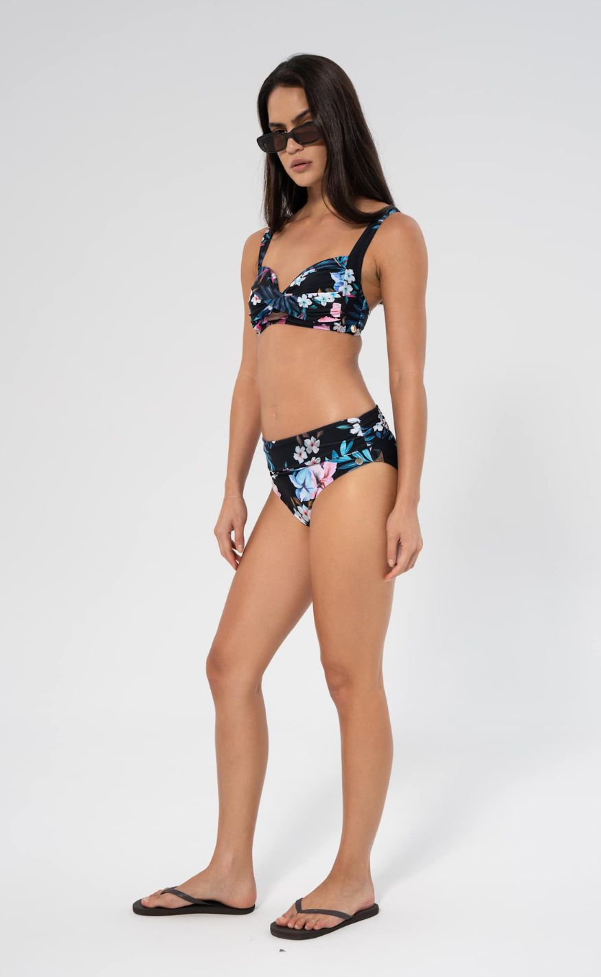 Panos Emporio Bikinitopp/Topp - Medea - Night Jungle Black