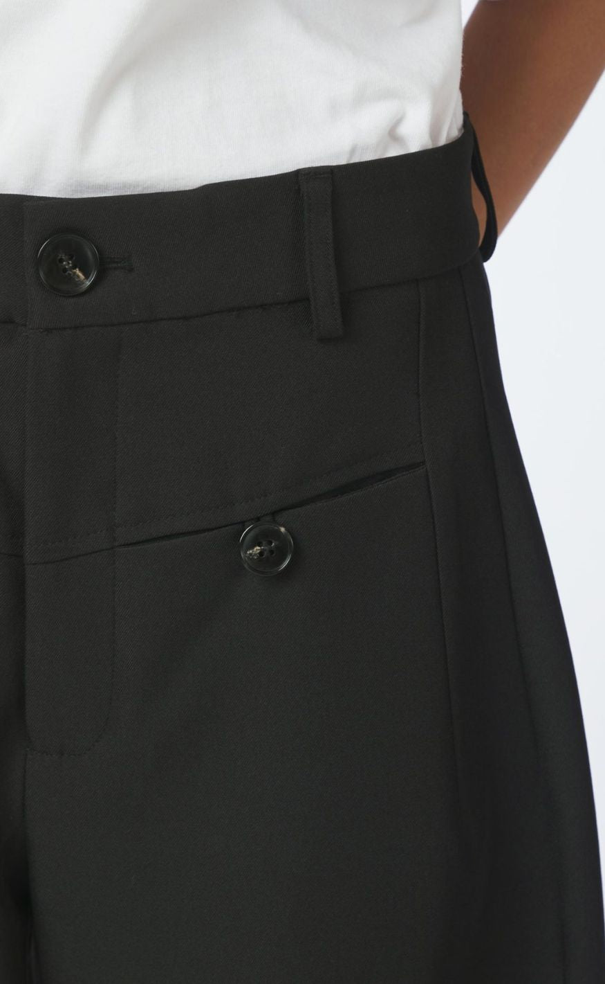 Neo Noir Bukser - Massie Structure - Black