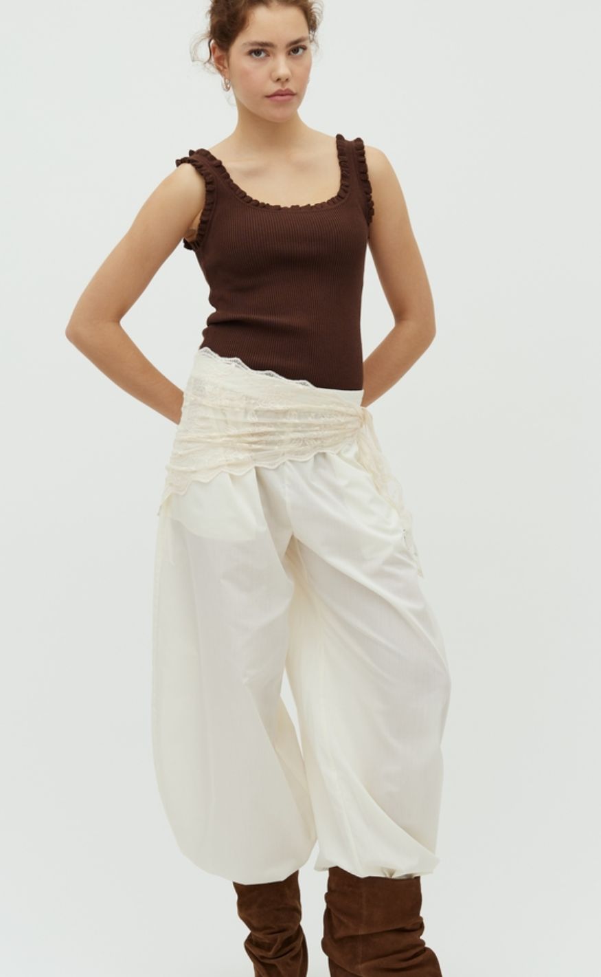 MbyM Topp - Elinne - Chocolate Brown