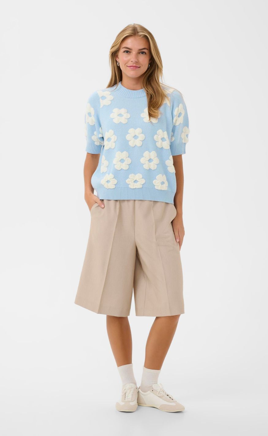 Culture Genser - Niva Charla SS - Cashmere Bluse