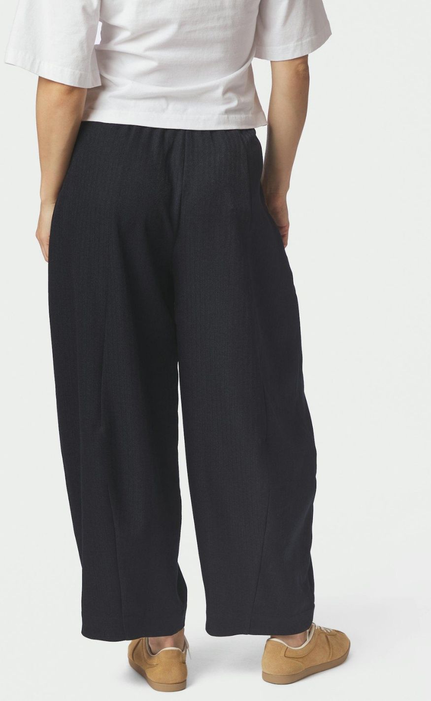 Neo Noir Bukser - Eveline Pinstripe - Navy