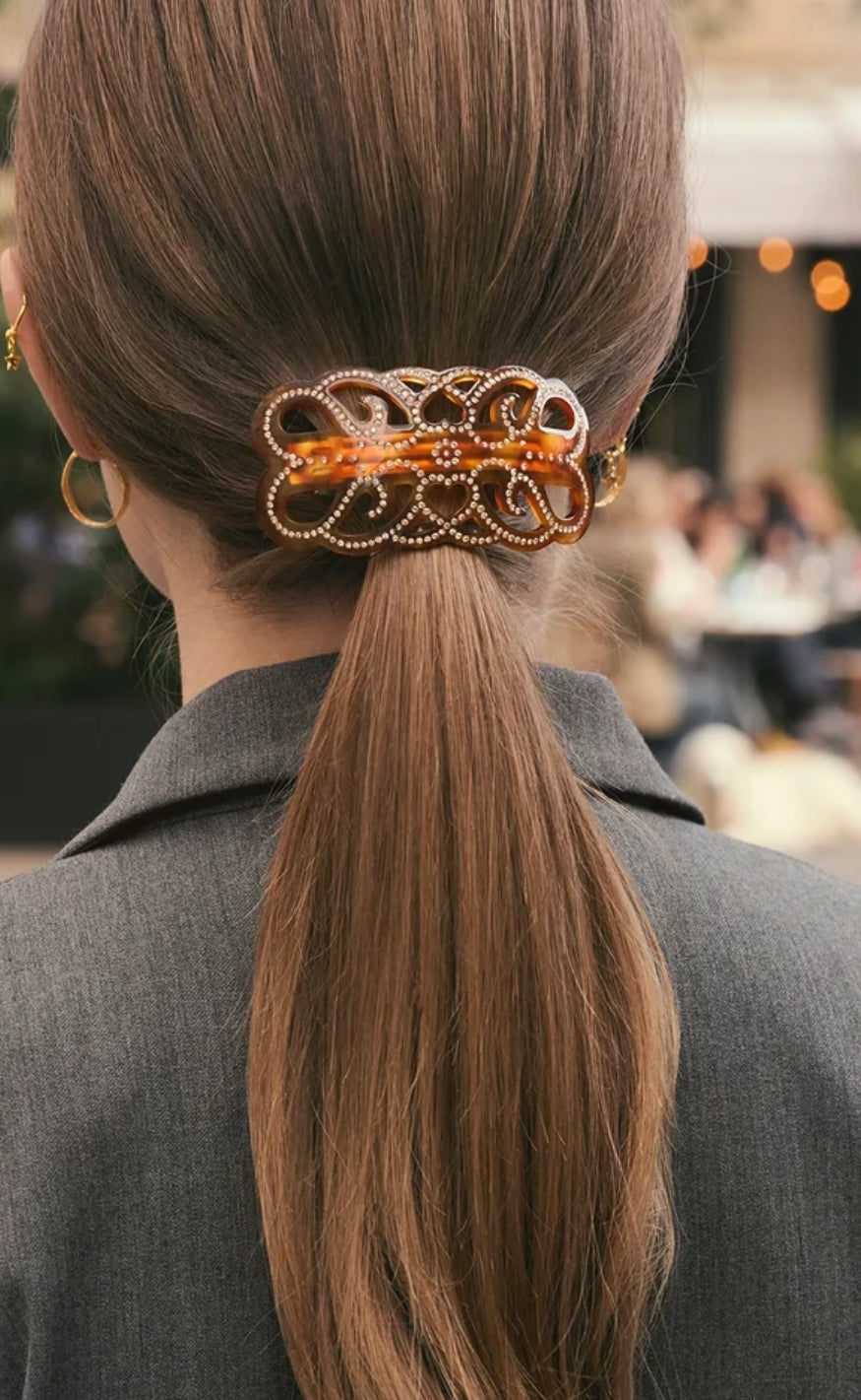 Maanesten Hårspænde - Amelie - Tortoise Shell