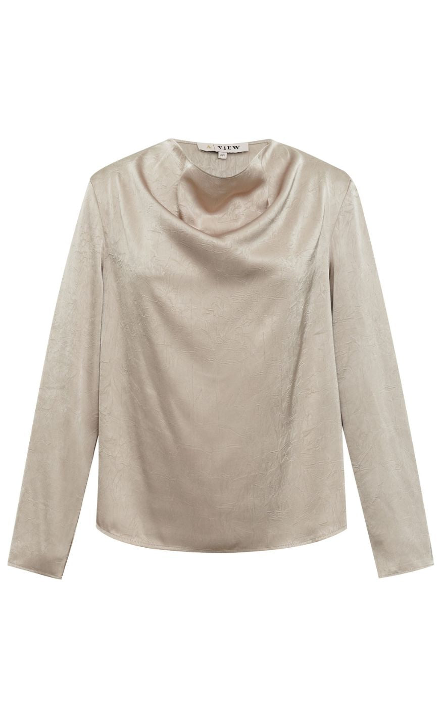A-View Bluse - Sinda Drape - Champagne