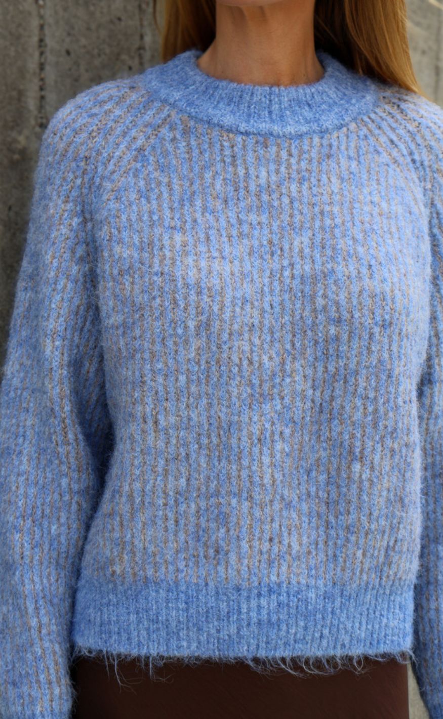A-View Pullover - Senna - Blue/Sand
