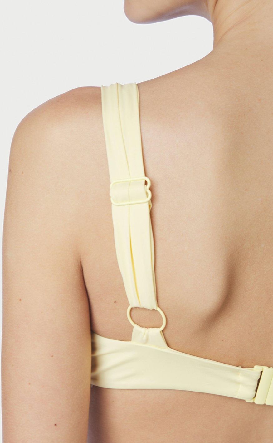 Neo Noir Bikinitopp - Zadie Solid - Butter Yellow