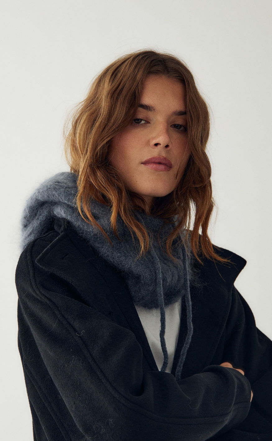 Noella Balaclava - Merle - Medium Grey Melange