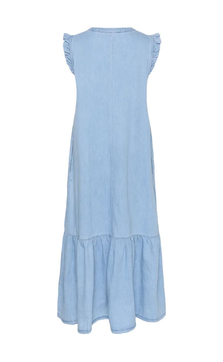 Culture Kjole - Berteline Arpa - Light Blue Wash