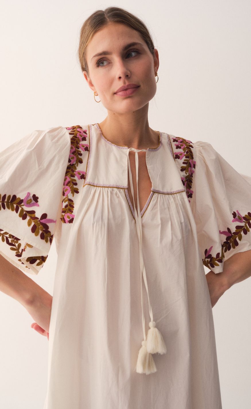 Gossia Kjole - Gena - Off-white