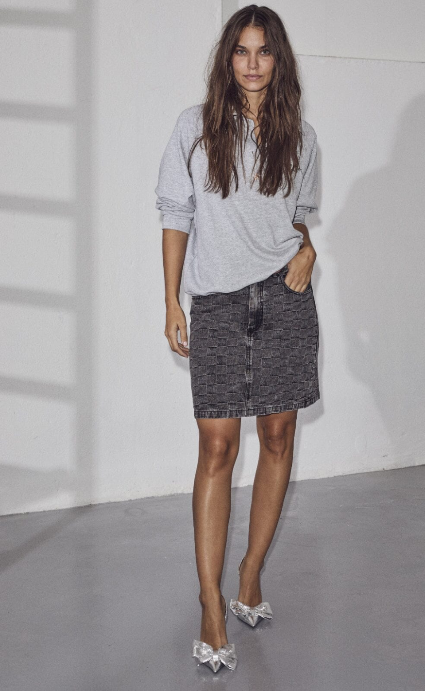 Haute L'Amitié Genser - Polo Logo - Grey Melange