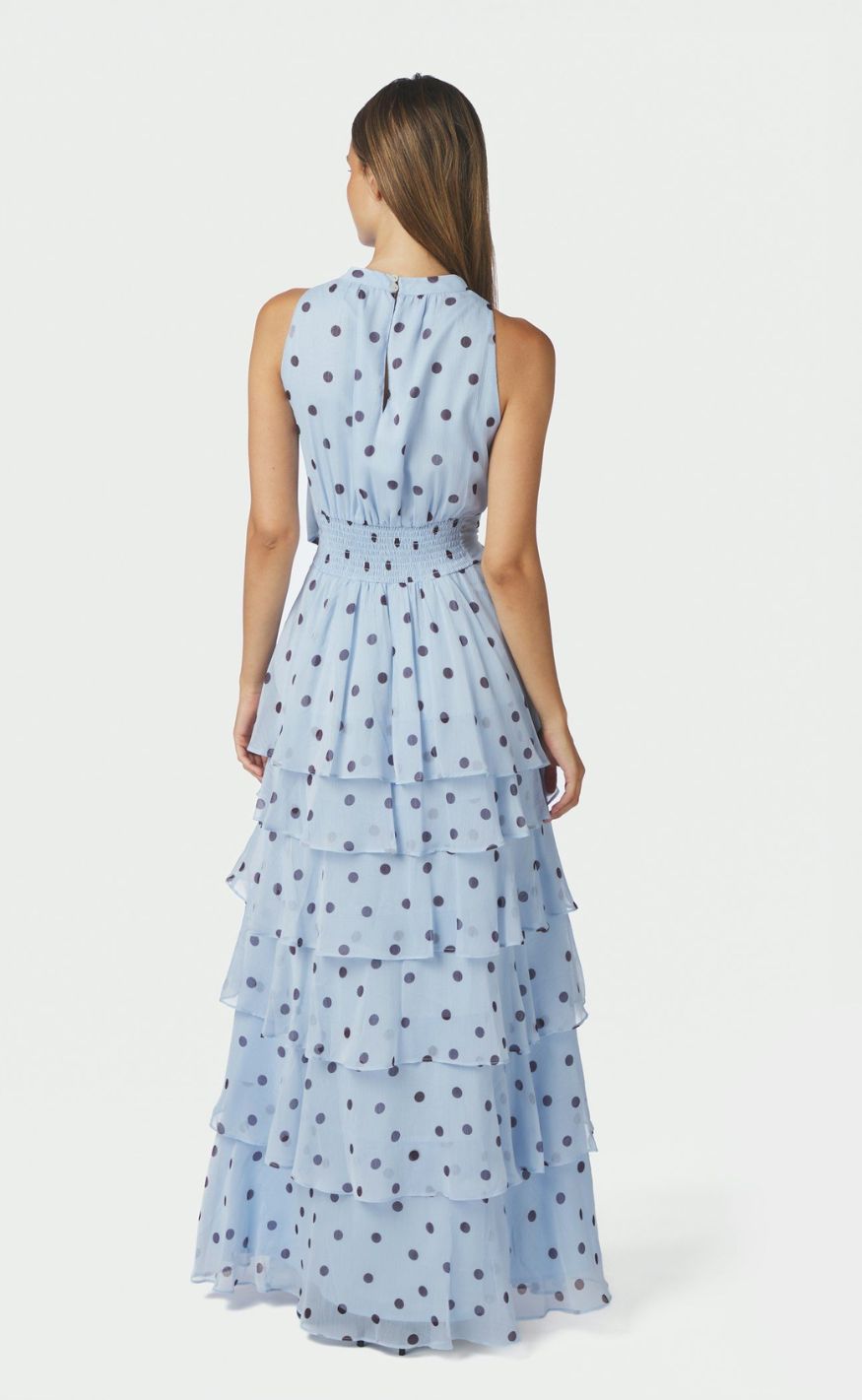 Neo Noir Kjole - Marli Big Dot - Light Blue
