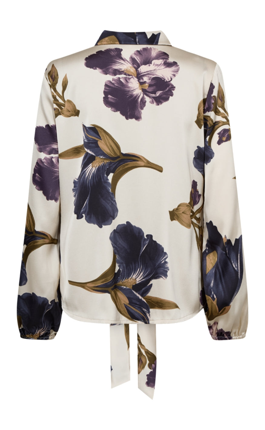 Freequent Bluse - Zila - Moonbeam w. Nightshade