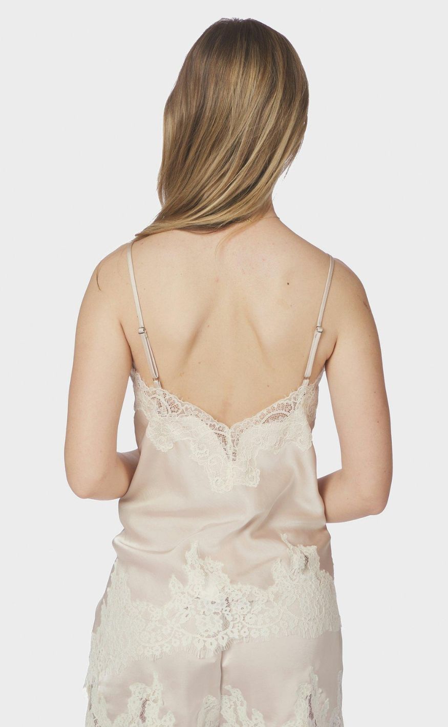Neo Noir Topp - Viole Lace - Champagne