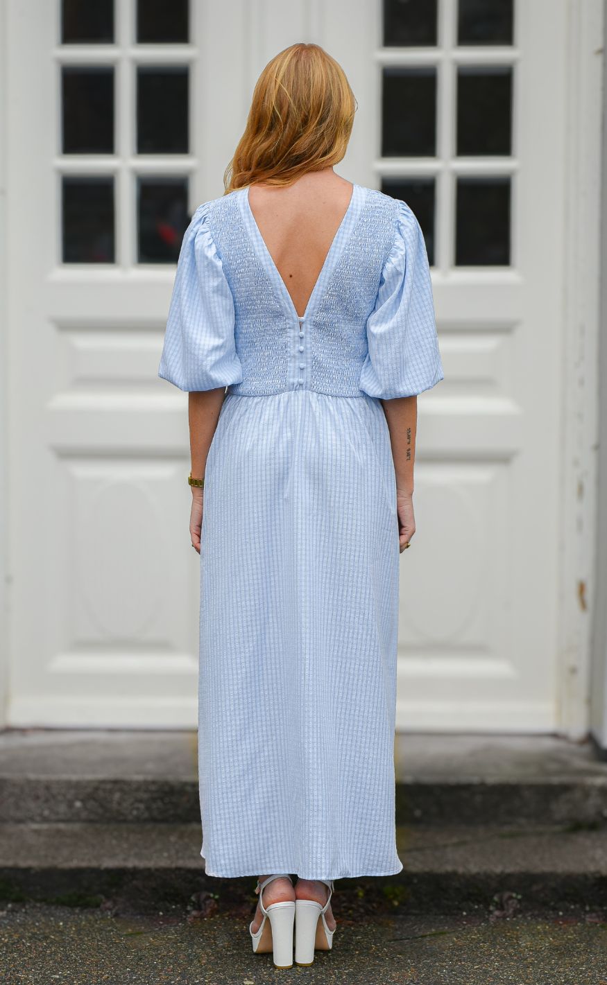 A-View Kjole - Tabita - Light Blue