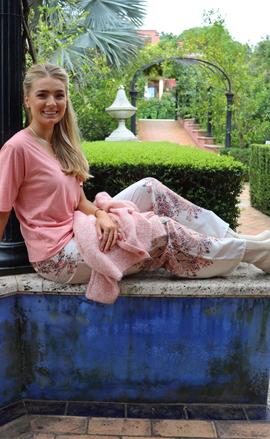 Liberte Bukser - Wennise - Creme Paisley