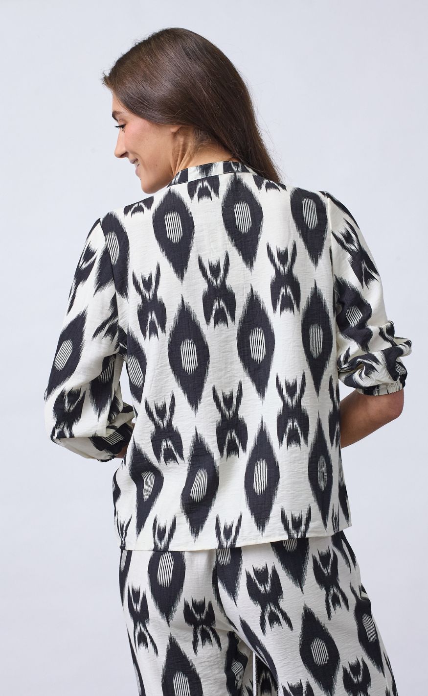 Sisters Point Skjorte - VIABA-SH7 - Cream/Black