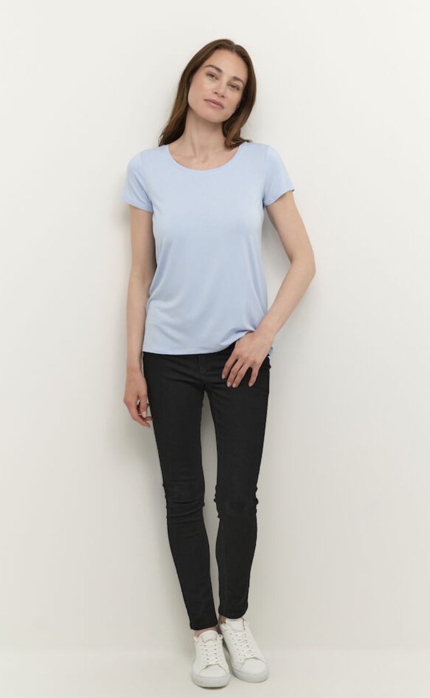 Culture T-shirt - Poppy - Cashmere Blue