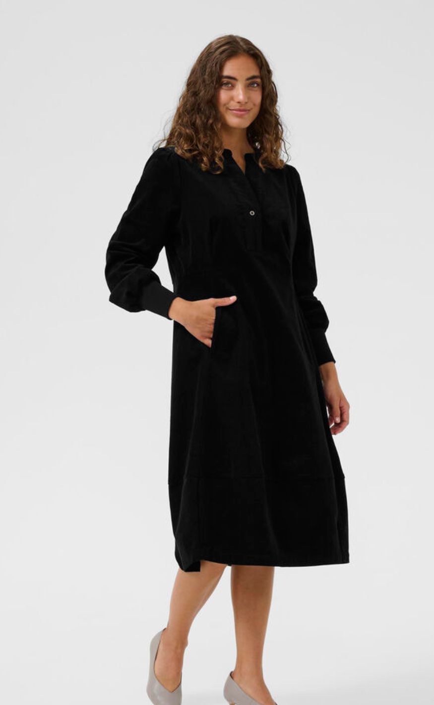 Culture Kjole - Rhaena LS - Black