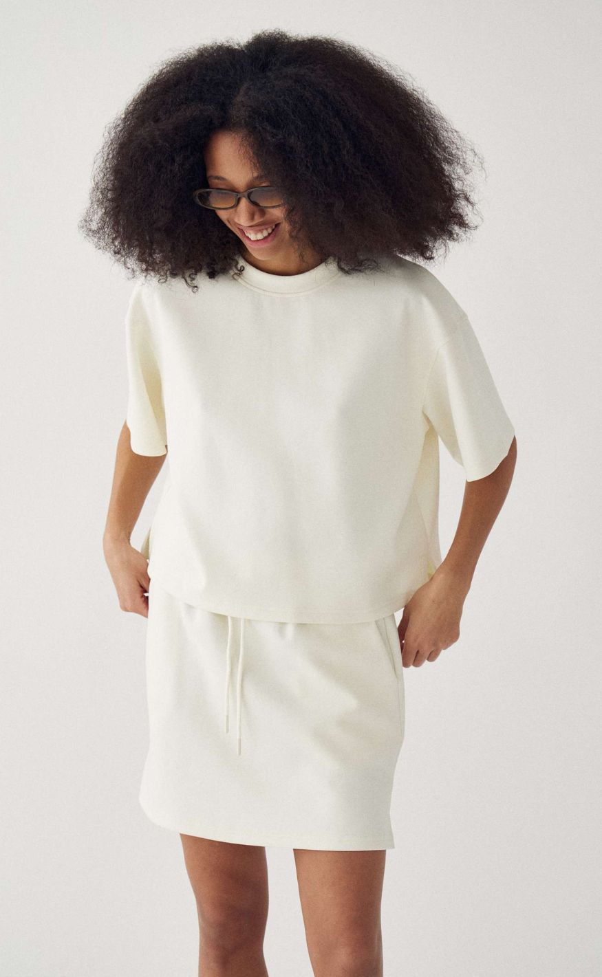 Noella T-shirt - Maple - Offwhite