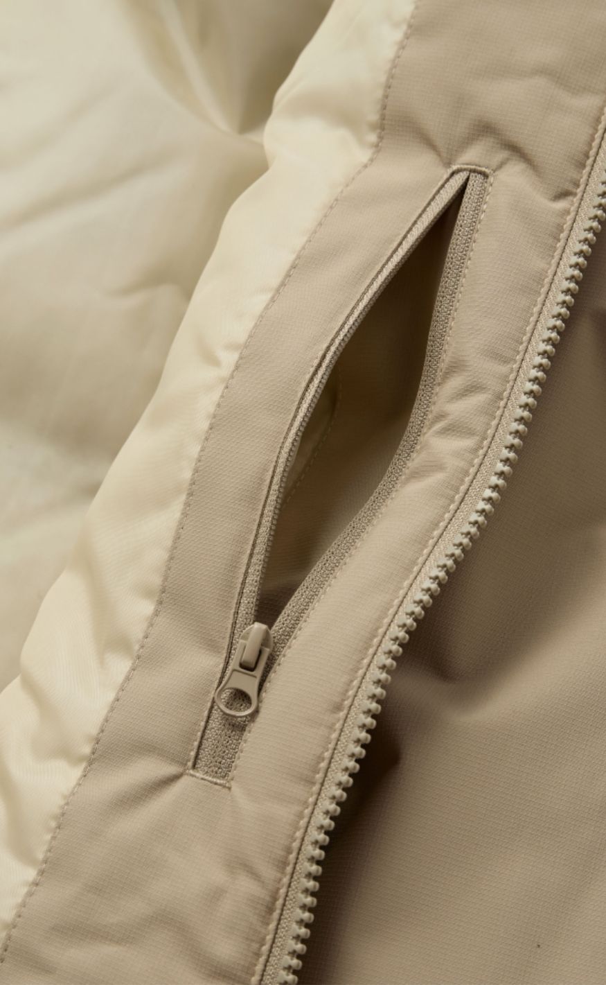 H2O Jakke - Læsø Padded Long - Warm Grey