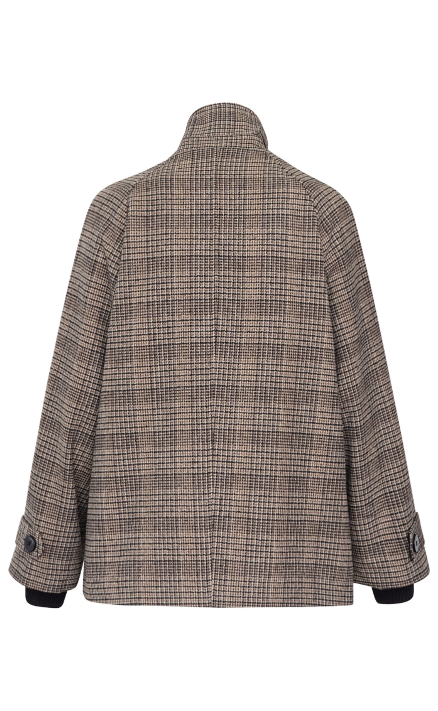 Sisters Point Jakke - CALEB-N.MIDI1 - Brown Check