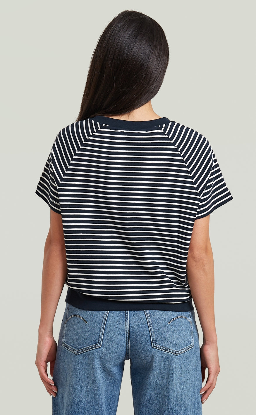 G-STAR T-shirt - Raglan R T wmn - Salute/Milk Stripe