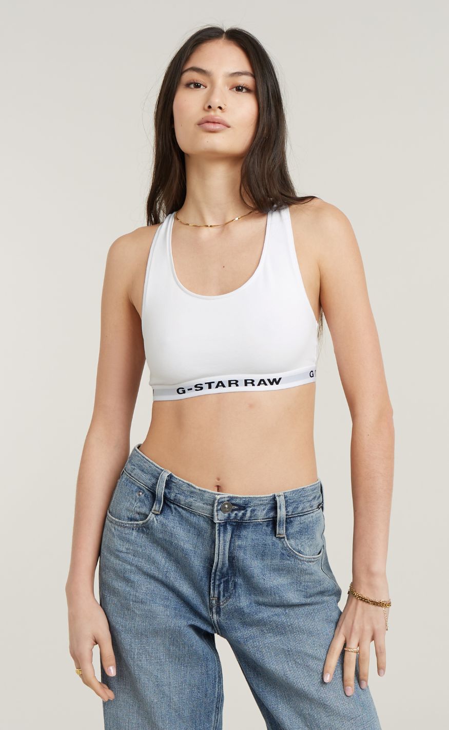 G-STAR Topp - Bralette wmn - White