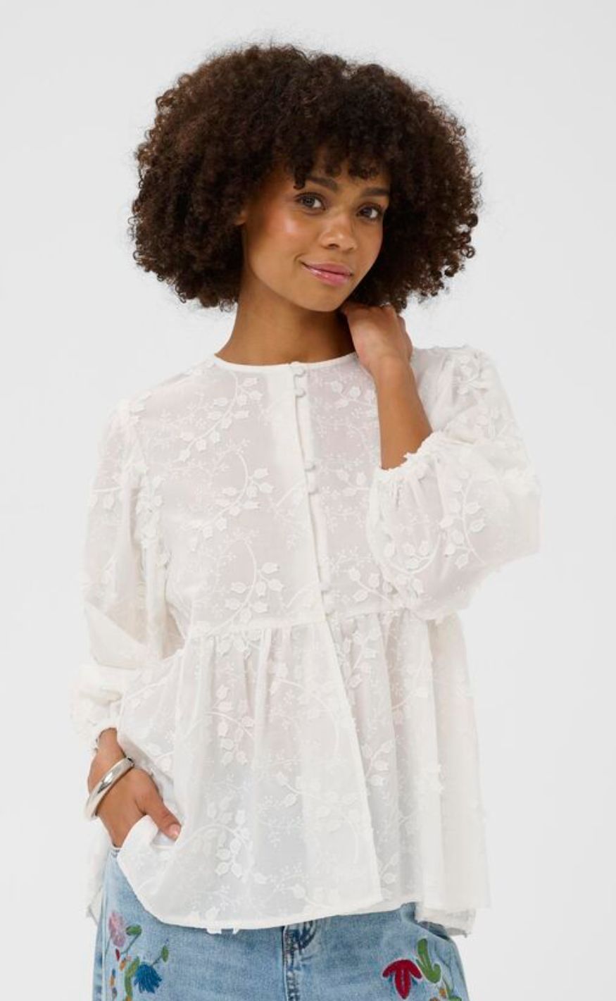 Culture Bluse - Moni Neda - Spring Gardenia