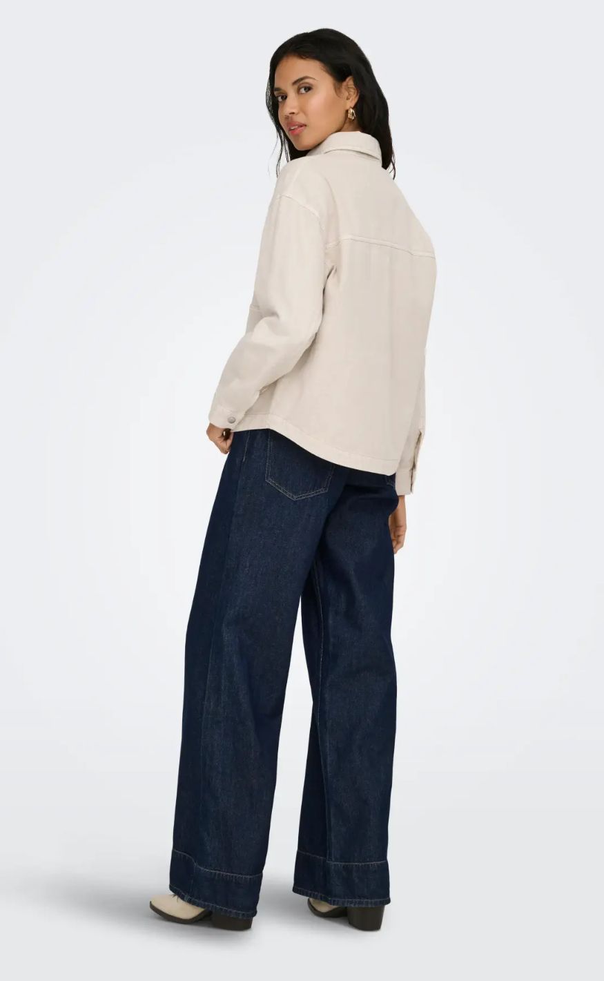 ONLY Jakke - Lara Twill - Silver Mink