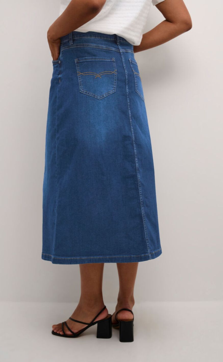 Culture Skjørt - Ami - Dark Blue Wash