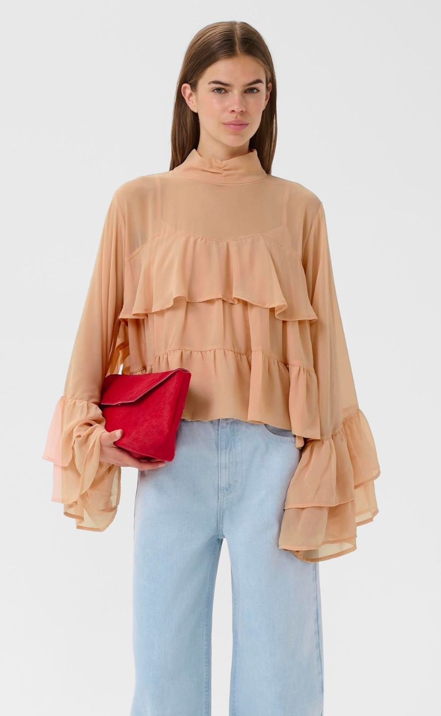 Gestuz Bluse - Chiffany - Maple Sugar