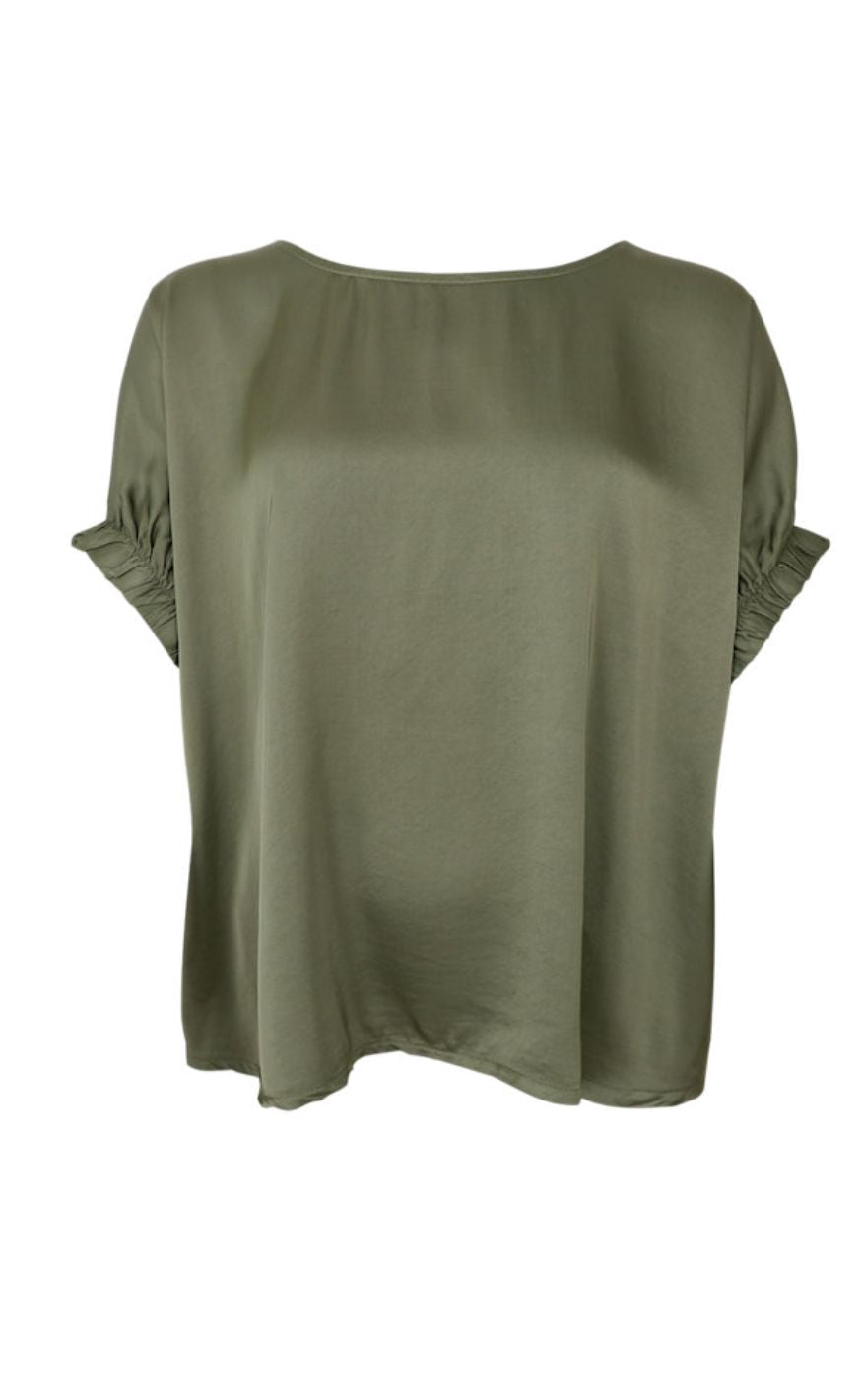 Black Colour Bluse - Mabel - Army