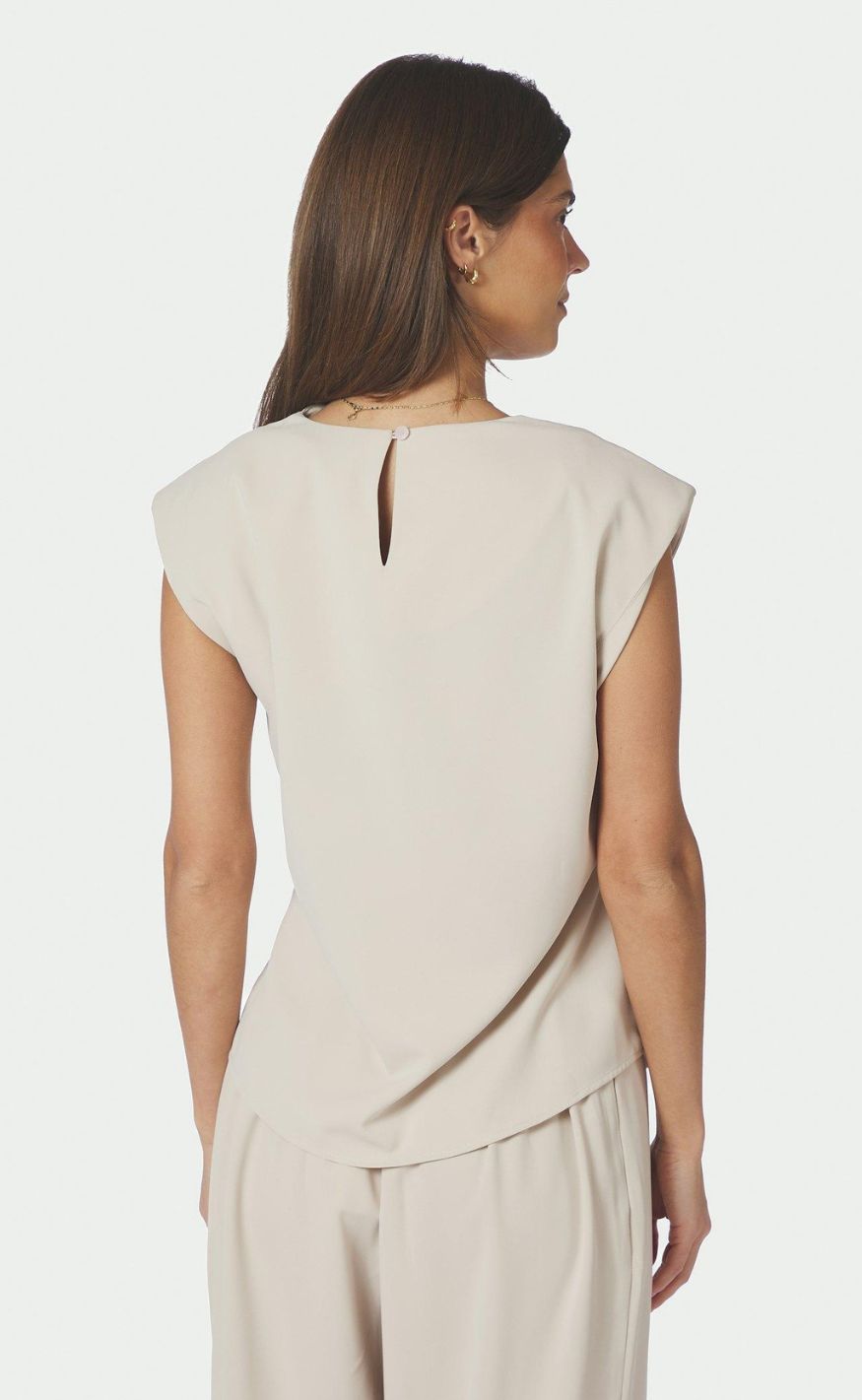 Neo Noir Topp - Katarim Crepe - Ivory