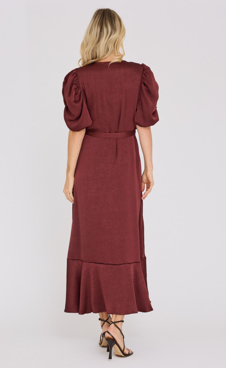 A-View Kjole - Sinda - Deep Burgundy