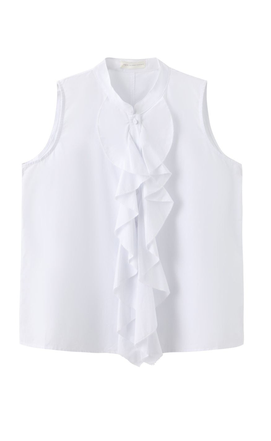 Luxzuz Topp - Vilhelma - White 9001