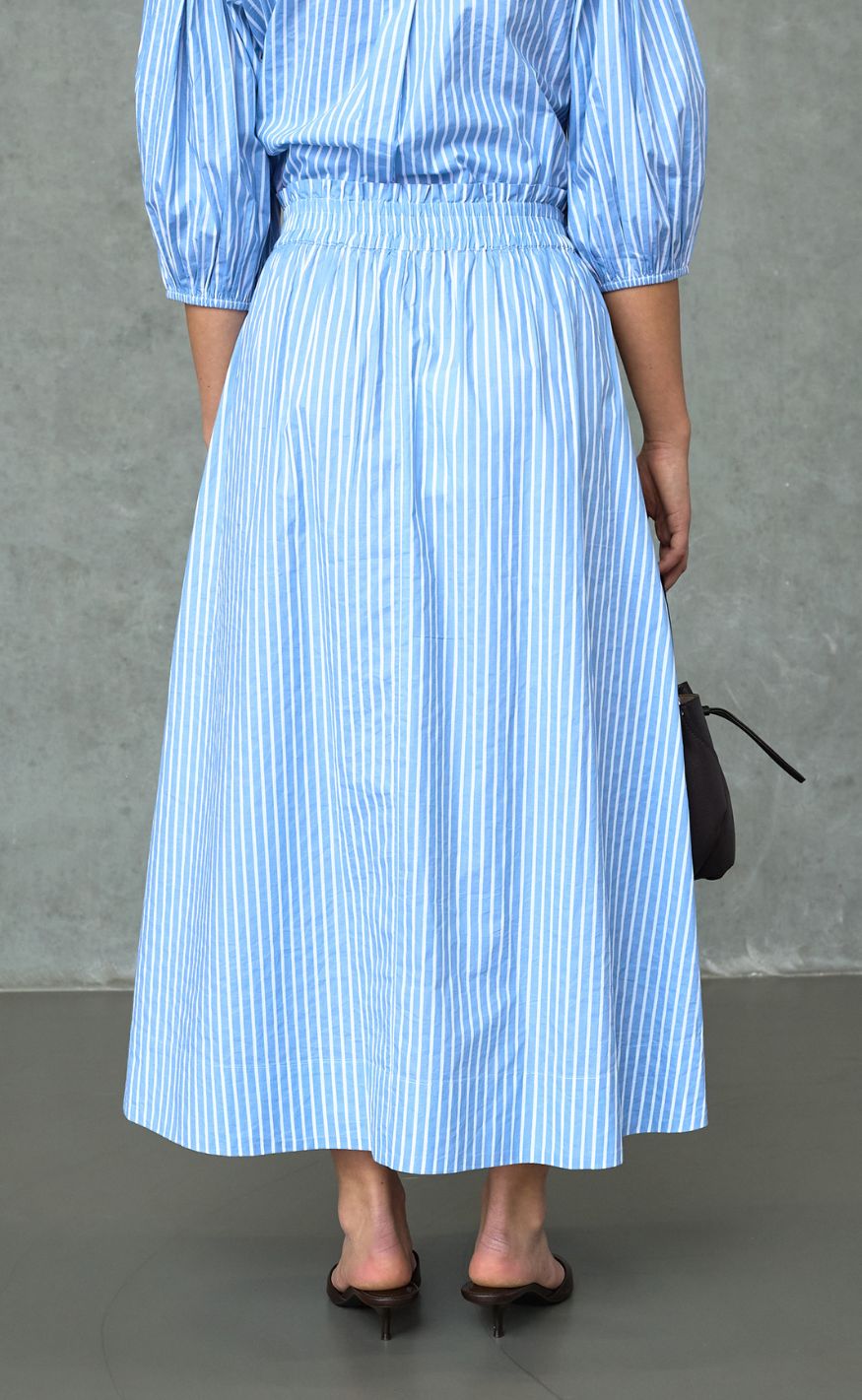 Love & Divine Skjørt - Love1538-1 - Blue Stripes