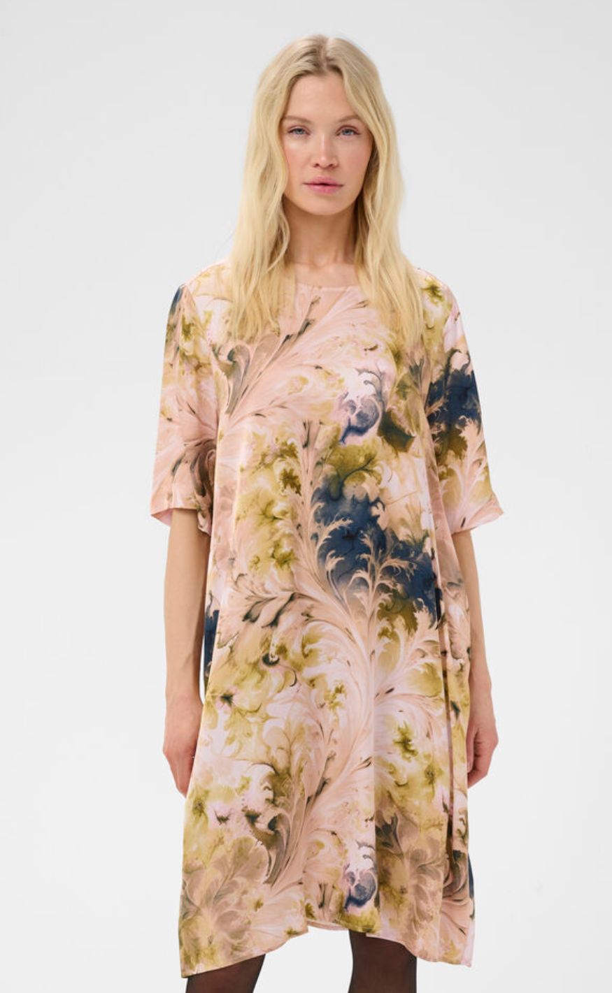 Culture Kjole - Andora Berna - Blue/Green Swirl