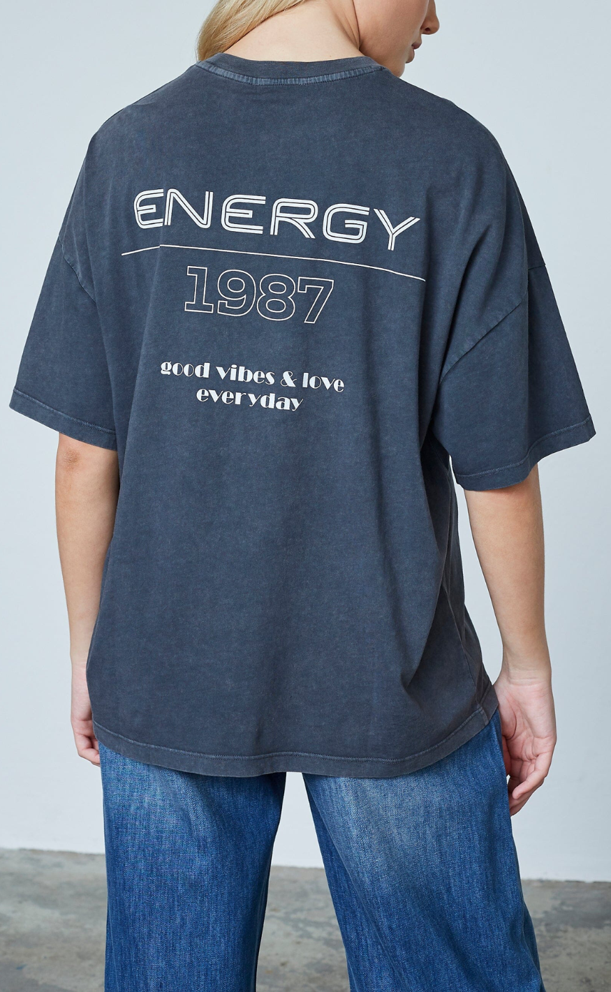Love & Divine T-shirt - Love1455 - Grey Wash