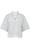 Neo Noir Bluse - Siama S Voile - White