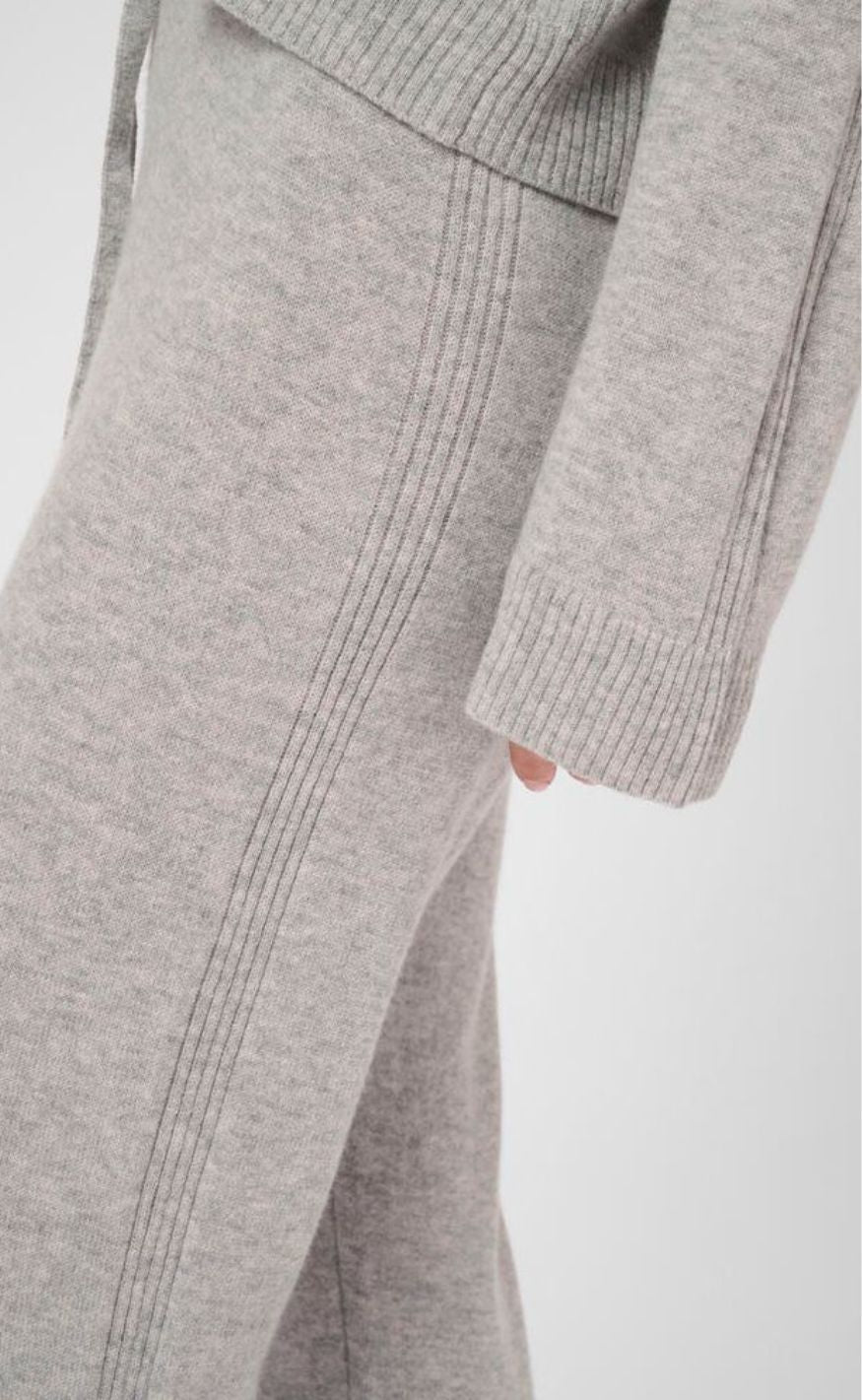 Culture Bukser - Bjanca Arrow - Mid Grey Melange