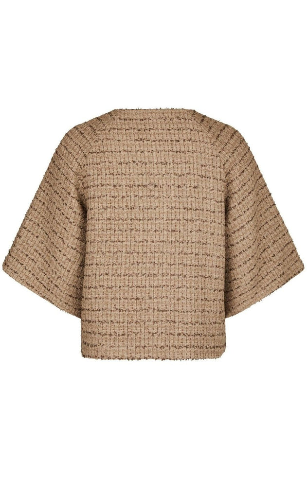 Neo Noir Jakke - Rosella Boucle Mini - Taupe