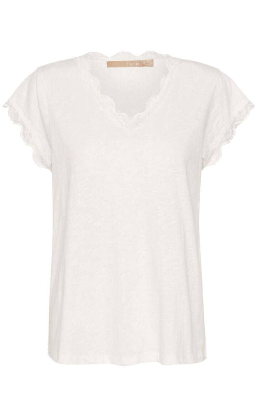 Culture T-shirt - Biana Lace - Spring Gardenia