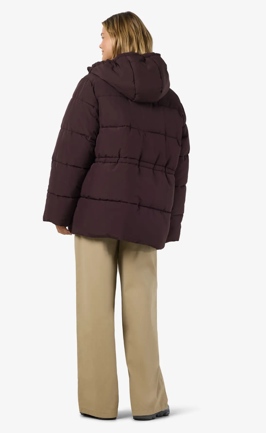 Noisy May Jakke - Rosy Puffer - Chocolate Plum
