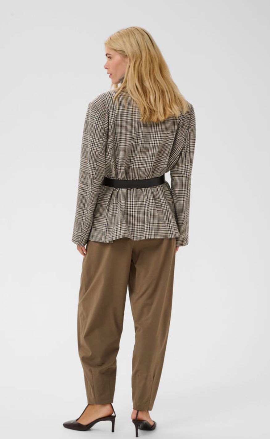 Culture Blazer - Birsen - Black Check