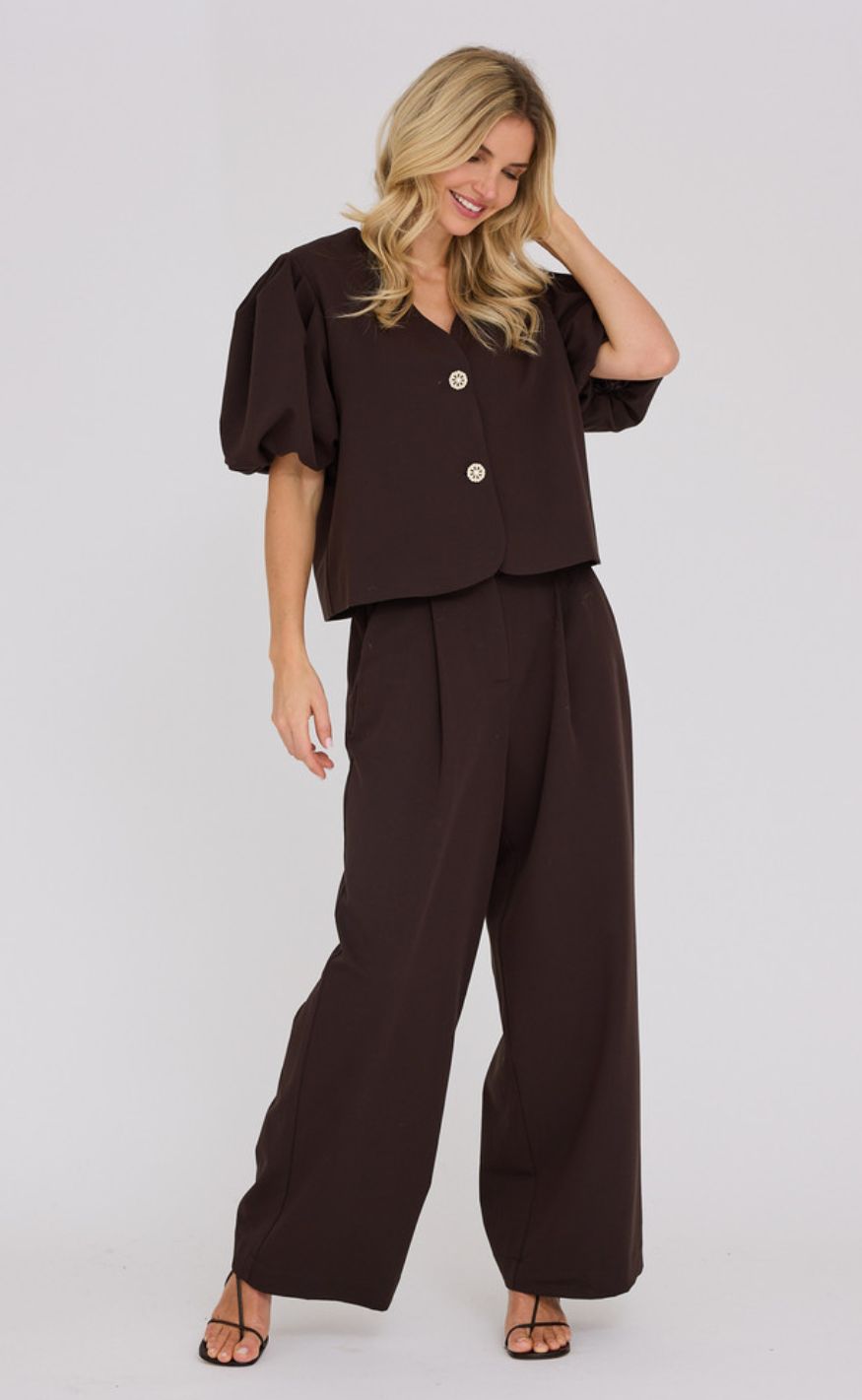 A-View Jakke - Christa Pearl - Dark Brown