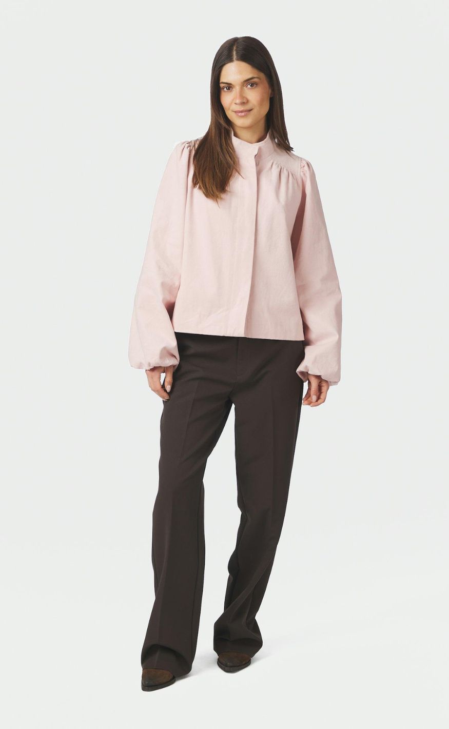 Neo Noir Jakke - Tirsa Canvas - Light Pink