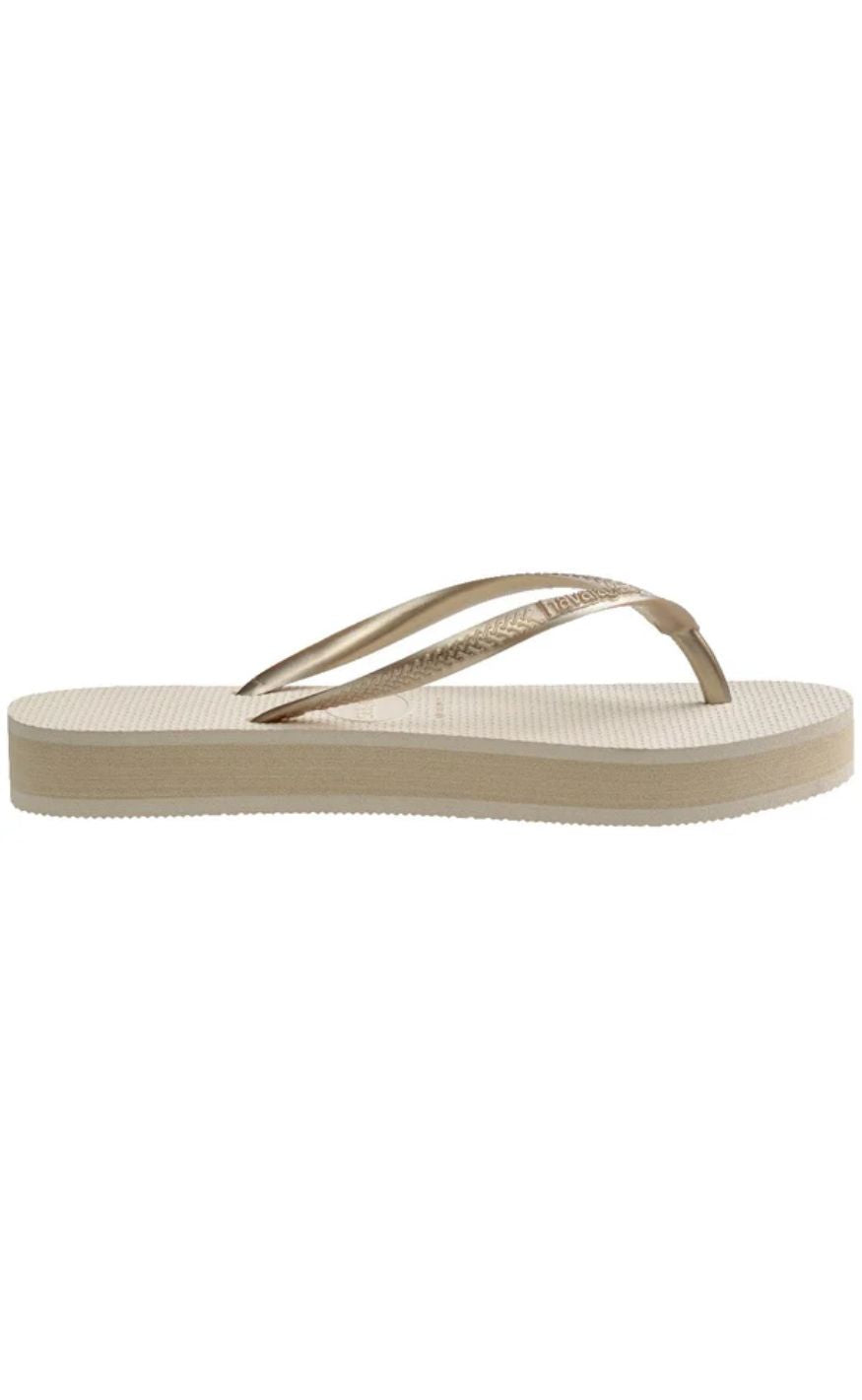 Havaianas Klipklappere - Slim Flatform - Beige