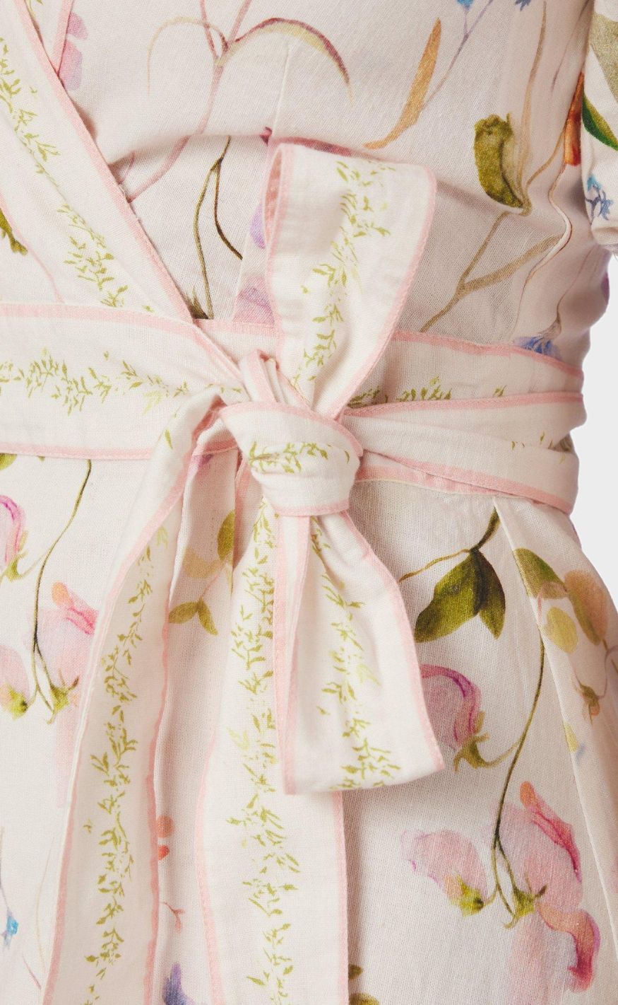 Neo Noir Kjole - Clarine Flower - Off White