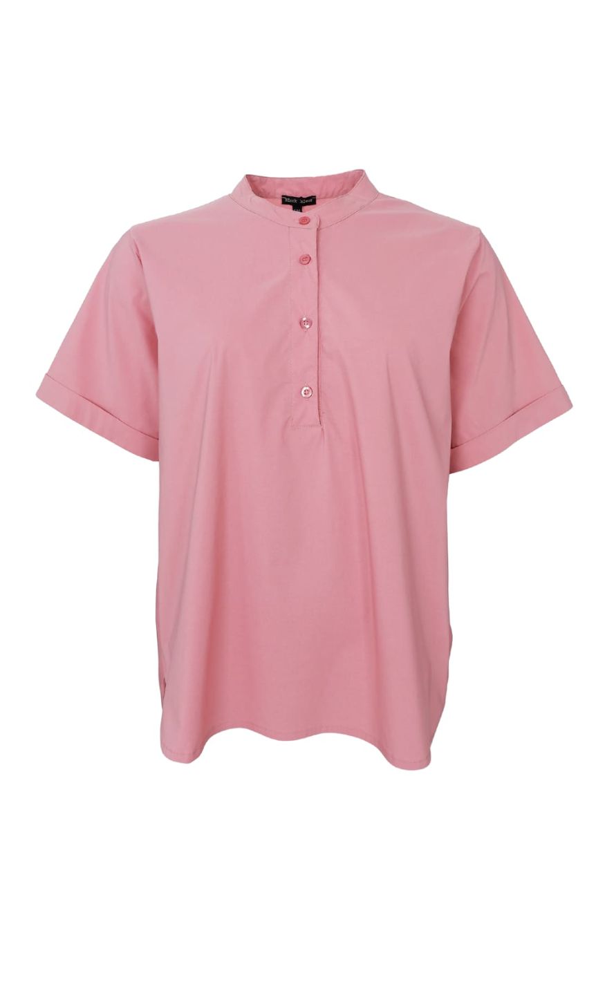 Black Colour Bluse - Davina - Rose
